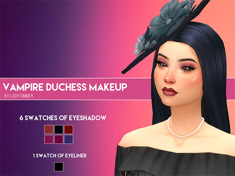 Vampire Duchess Makeup Set / Sims 4 CC