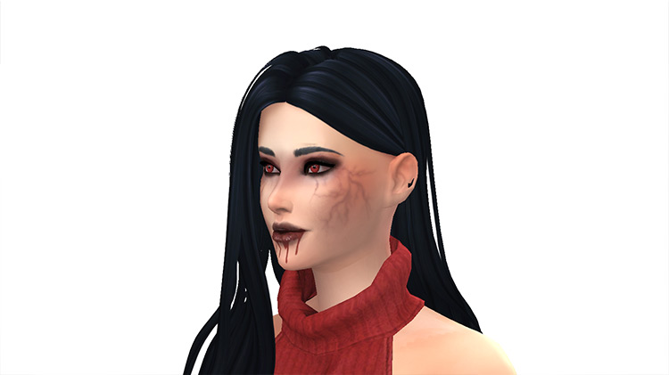 Best Sims 4 Vampire Makeup CC  All Free    FandomSpot - 90