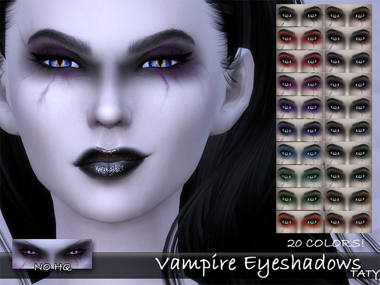 Best Sims 4 Vampire Makeup CC  All Free    FandomSpot - 7