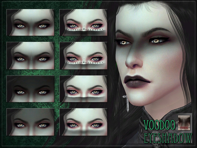 Voodoo Eyeshadow Makeup / Sims 4 CC