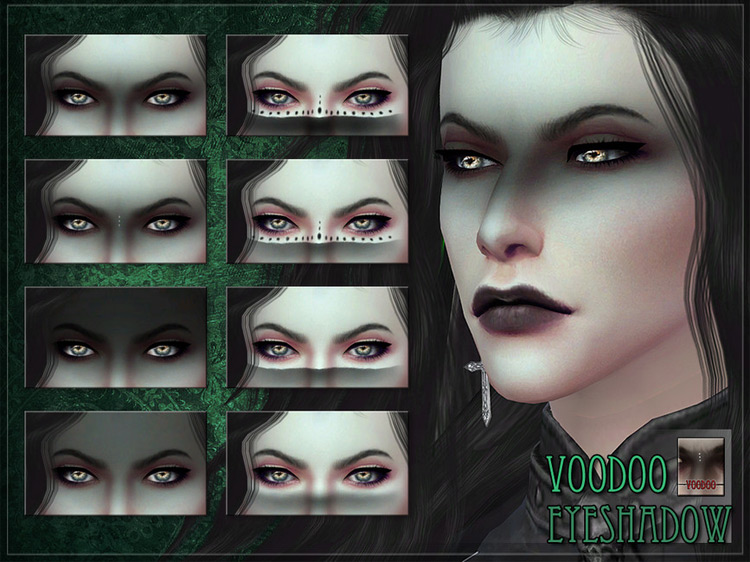 Best Sims 4 Vampire Makeup CC  All Free    FandomSpot - 8