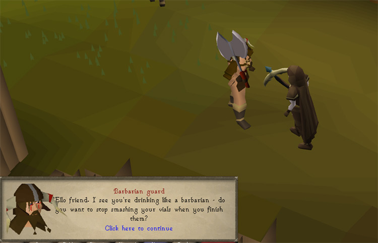 Barbarian Guard by the Gate / OSRS