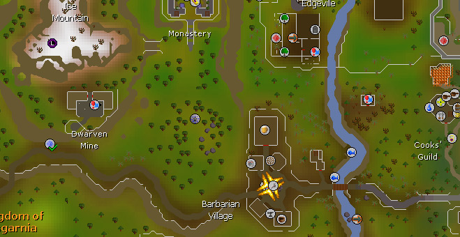 Stronghold entrance location on map / OSRS