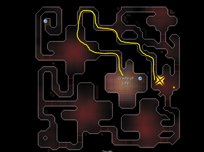 Fourth floor route on map / OSRS