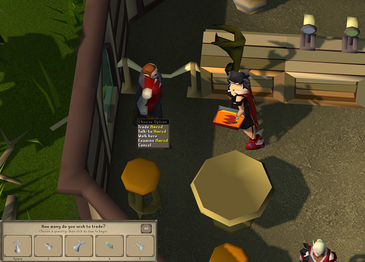 Armrod in the pub northwest of Prifddinas / OSRS