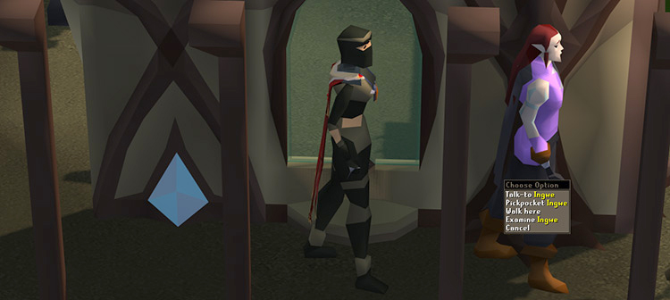 Pickpocketing while wearing full Rogues / Old School RuneScape