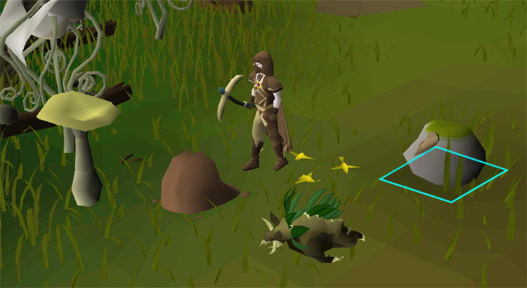 Hunting Herbiboars on Fossil Island / OSRS