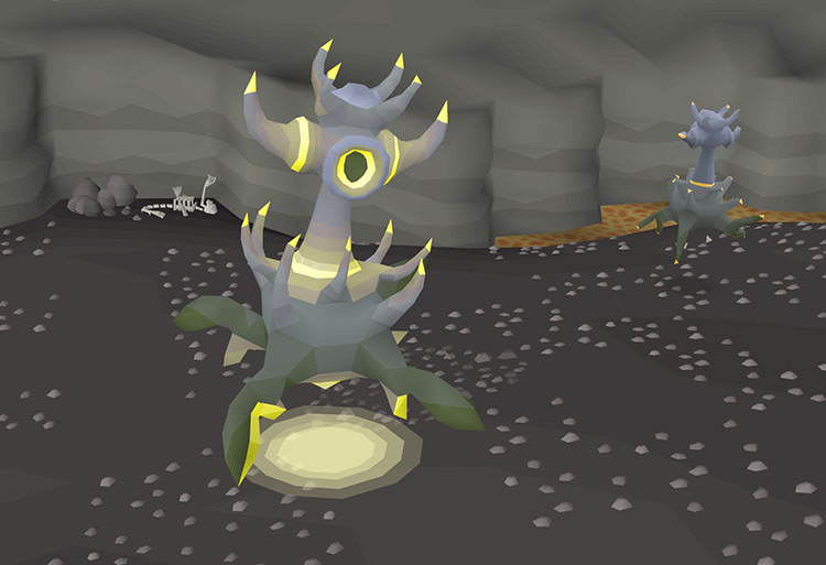The Thermonuclear Smoke Devil in the Smoke Dungeon south of Castle Wars / OSRS