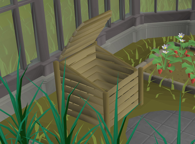 The big compost bin in the Farming Guild / OSRS