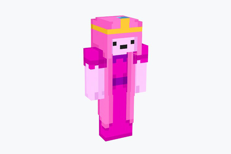 Princess Bubblegum (Adventure Time) Skin For Minecraft