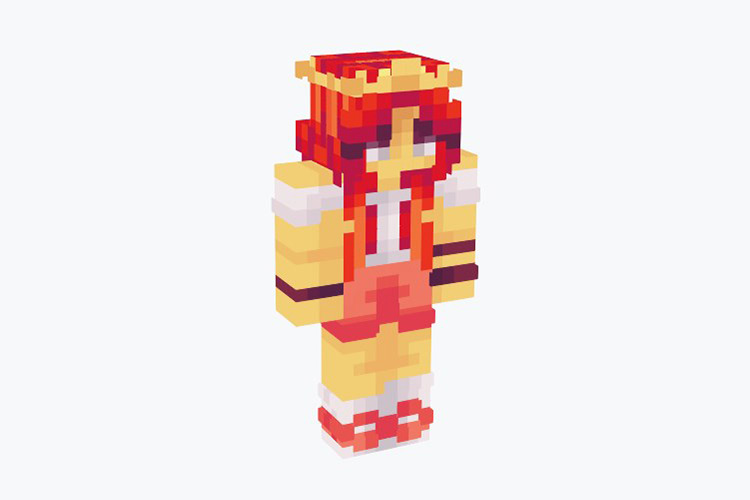 Flame Princess (Adventure Time) Skin For Minecraft
