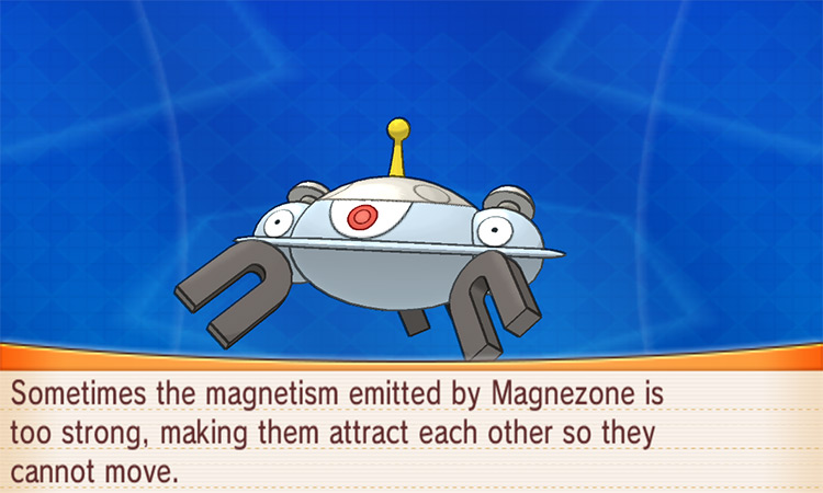 Magnezone Pokedex in Pokemon Omega Ruby and Alpha Sapphire screenshot