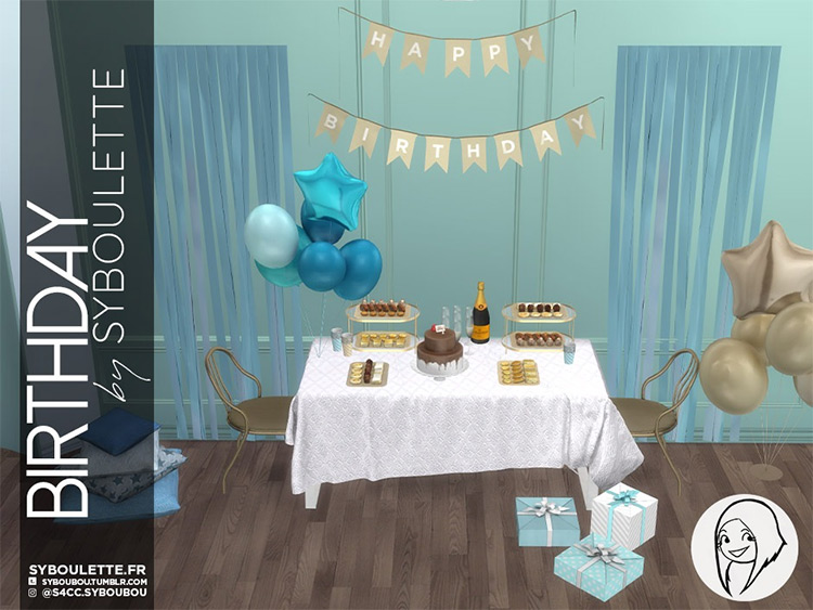 Birthday Set / Sims 4 CC