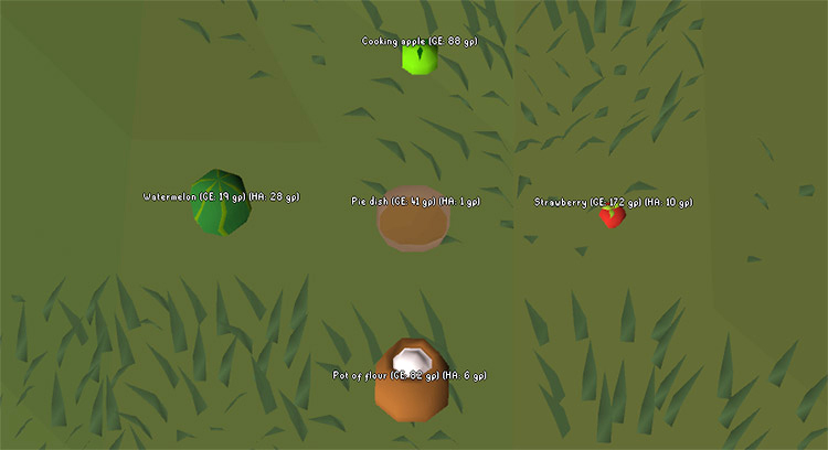All Ingredients for a Summer Pie / OSRS