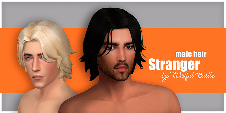 Sims 4 CC  Best Maxis Match Long Hair For Men   FandomSpot - 64