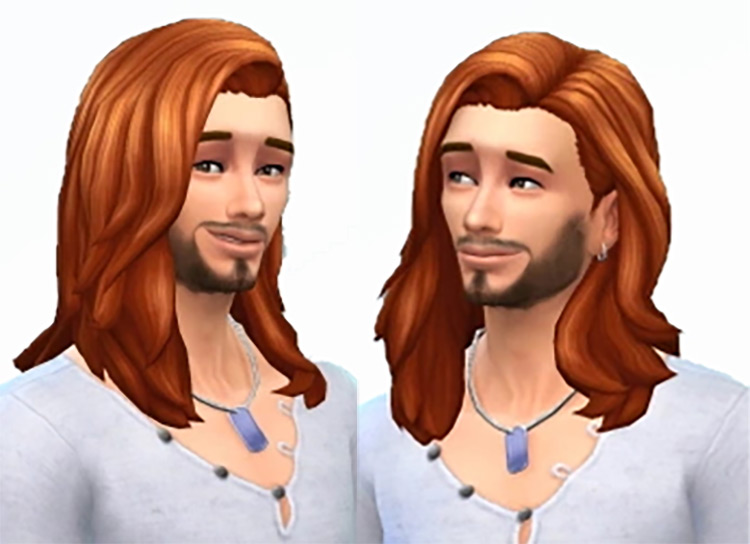 Sims 4 CC  Best Maxis Match Long Hair For Men   FandomSpot - 19