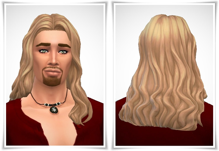 Sims 4 CC  Best Maxis Match Long Hair For Men   FandomSpot - 11