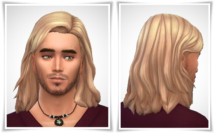 sims 4 hair long male braids