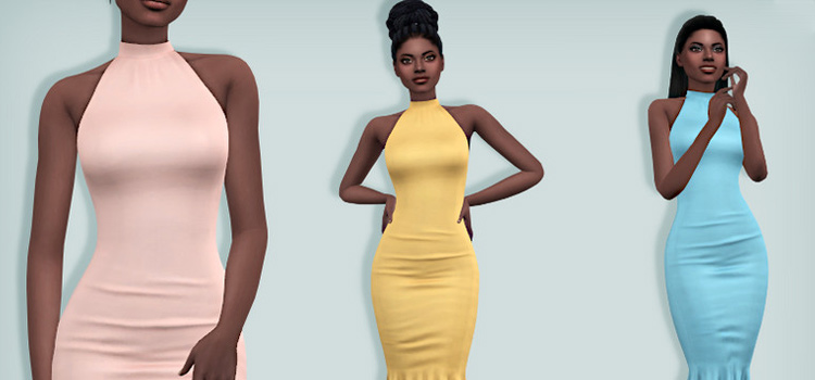 Adora Dress for Teen to Elder Sims (TS4)