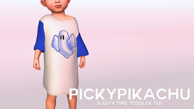Sleepy Time Toddler Tee / Sims 4 CC