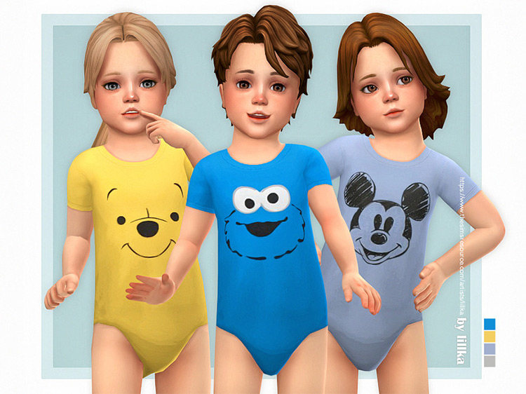 Toddler Onesie / Sims 4 CC