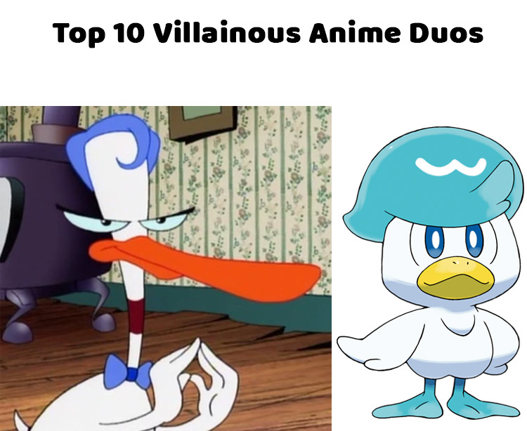 Anime Duo Meme - Quaxly and Le Quack from Courage the Cowardly Dog