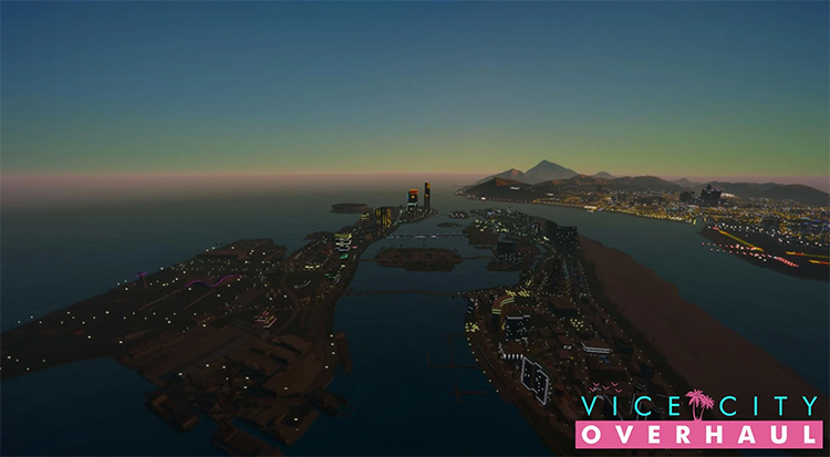 Vice City Overhaul mod in GTA5