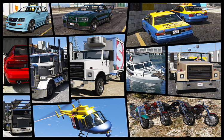 GTA IV cars added to gta5