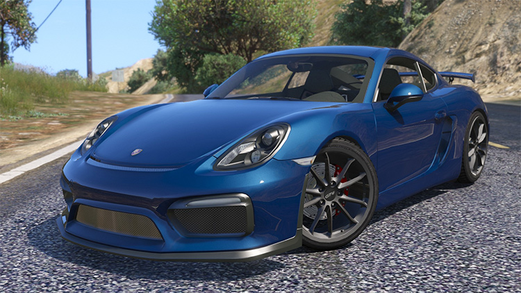 Porsche Cayman GT4 2016 GTA5 mod