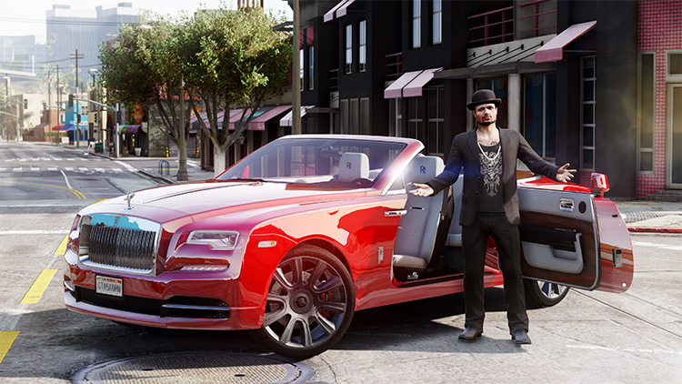 Rolls Royce Dawn gta5 mod