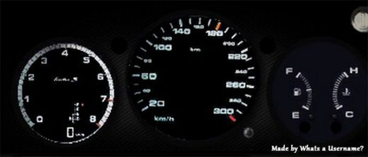 Porsche Gauges gta5 mod