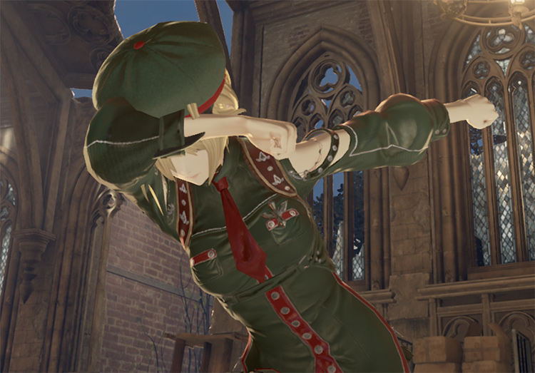 You can now play as 2B from NieR Automata in CODE VEIN, with full skirt  cloth physics