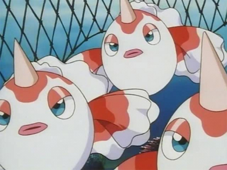 Goldeen in the anime