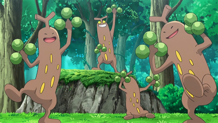 Sudowoodo tree Pokemon from the anime