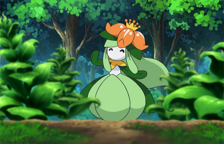 Lilligant plant-themed Pokemon creature