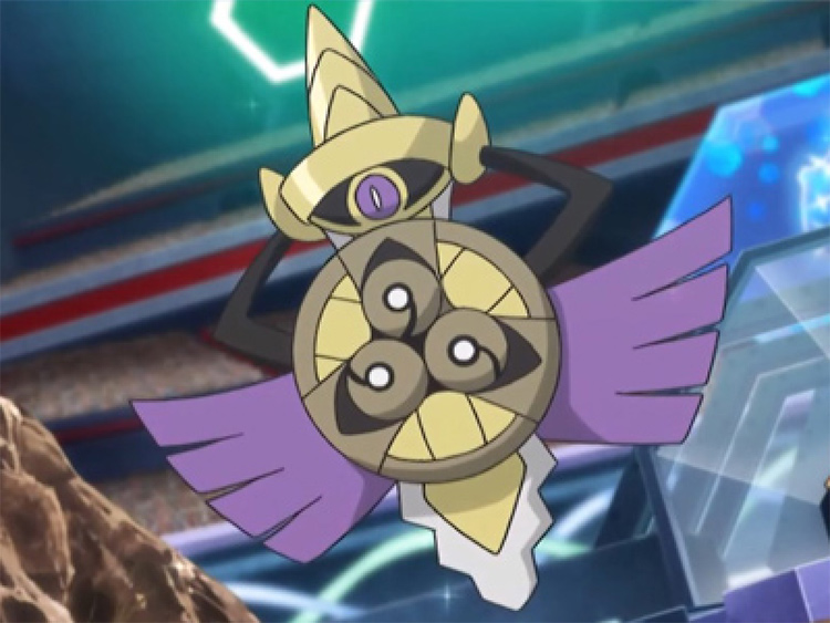 Aegislash screenshot from the anime