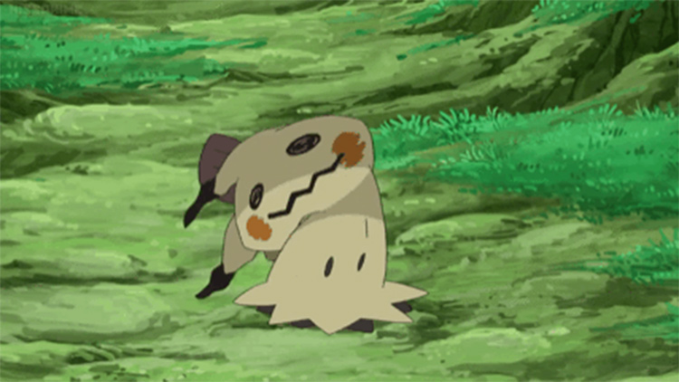 Mimikyu screenshot from the anime