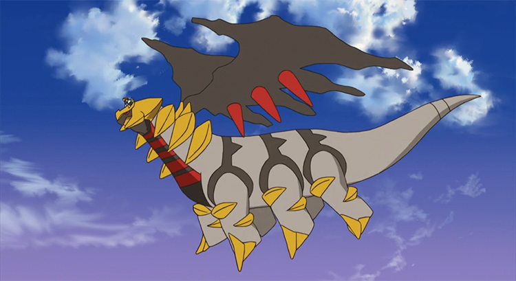 Giratina legendary Pokemon in the anime