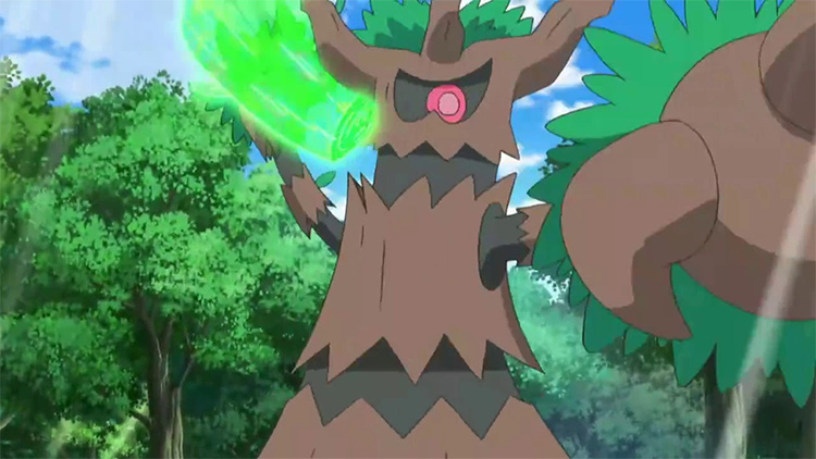 Trevenant ghost Pokemon in the anime