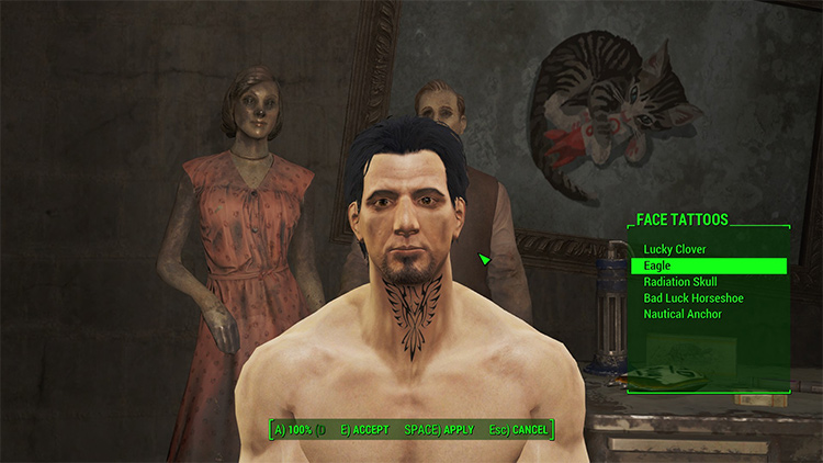 FALLOUT 4  TOP 10 TATTOO MODS 2  YouTube