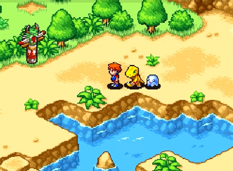 Digimon World DS game screenshot