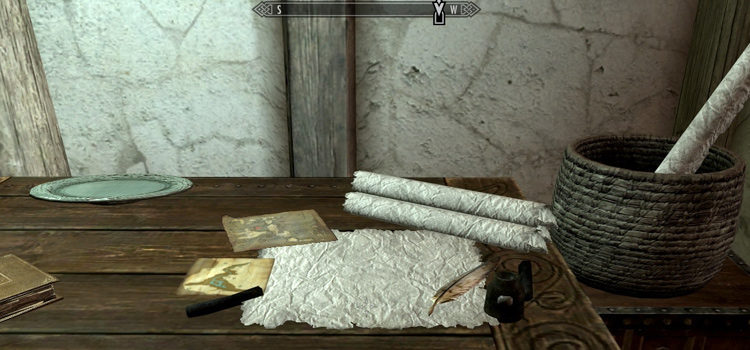 Writing and crafting table mod in Skyrim