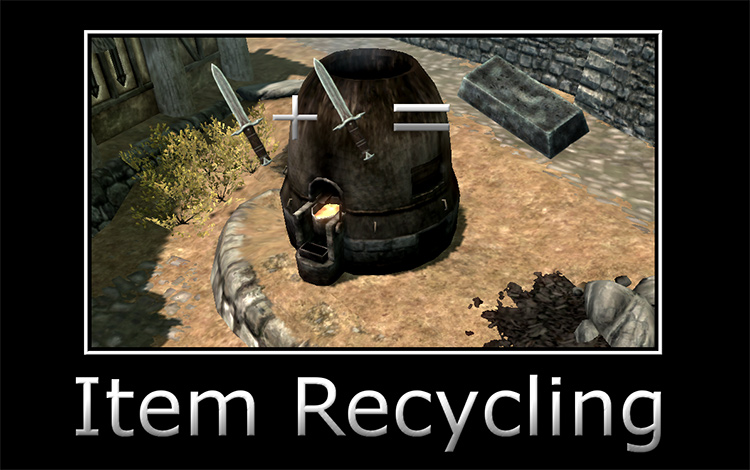 Item Recycling Skyrim mod