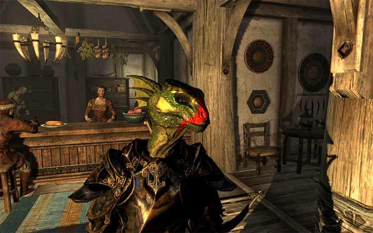 Argonian Fins mod