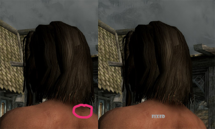 Straight Hair Retexture in Skyrim