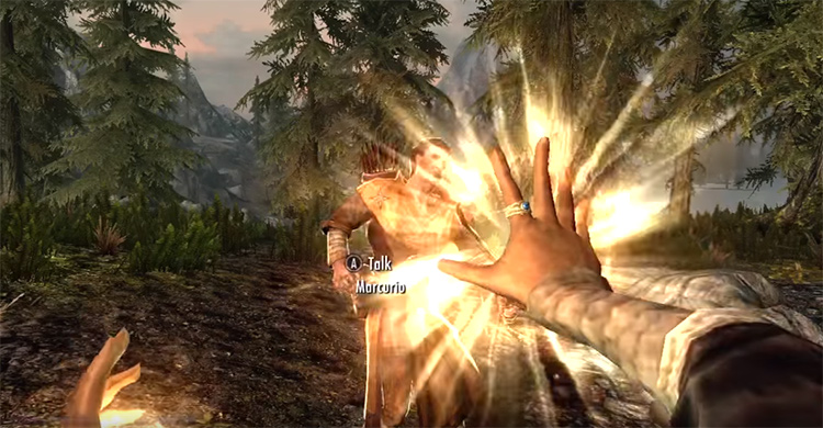 Healing Hands in Skyrim