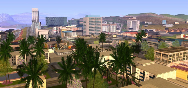 San Andreas GTA cityscape screenshot