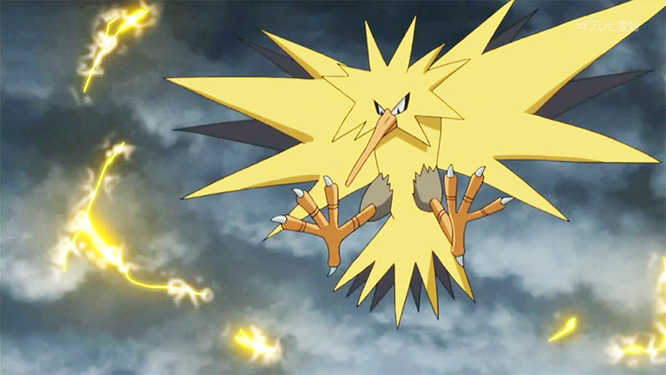 Zapdos in the anime
