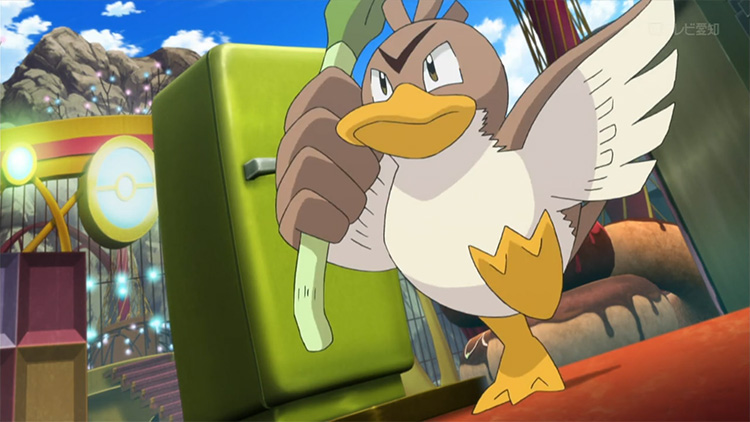 Farfetch’d in the anime