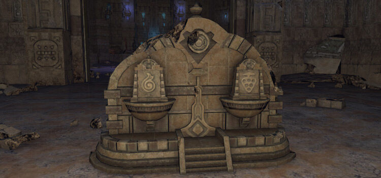 The Scales of Judgment puzzle solved in Sunken Temple of Qarn